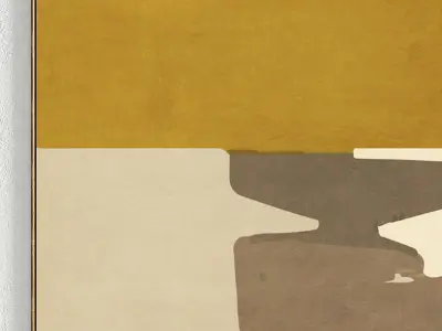 Plaster Two Photo Frame 334 Low-poly 3D model