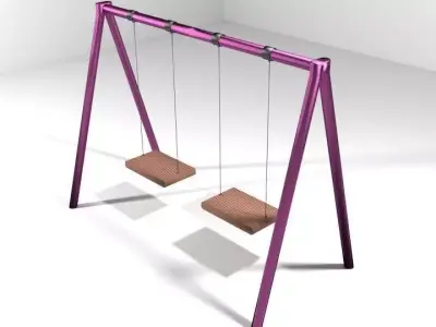 Playground Element - Swing 3D model