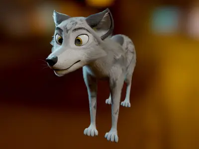 Kovu Wolf  3D model
