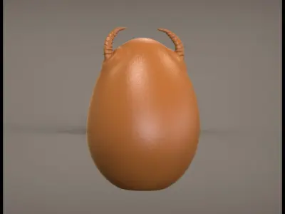 Evil Egg 3D print model