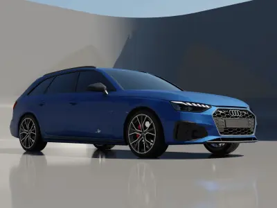Audi A4 Avant 2022 Competition Plus 3D model