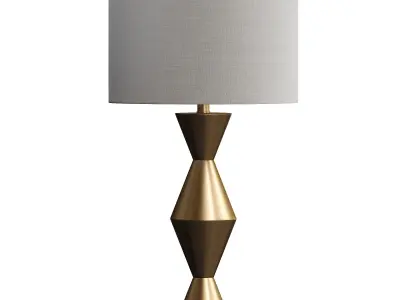 Lighting Elka Modern Glam Luxury Table Lamp 3D model