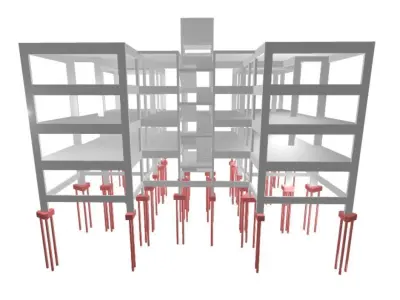 Projeto edificio multifamiliar arquitetonico e complementares 3D model