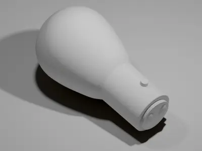 Car Rear Bulb Light Lamp PBR 3D model