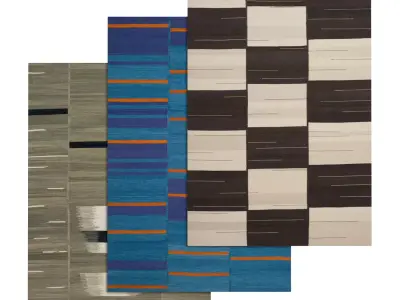 Rug Set 2085 3D model