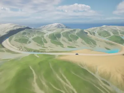 Free Terrain  001 Free 3D model