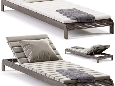 Globewest Banksia Sunbed 3D model