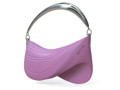 Casey Cadwallader Mugler Bag Pink Low-poly 3D model