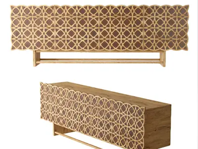 Mobi morocco sideboard 3D model