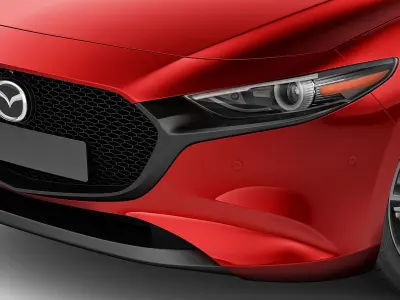 Mazda 3 hatchback 2019 3D model