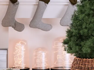 Christmas Decor Set 16 3D model