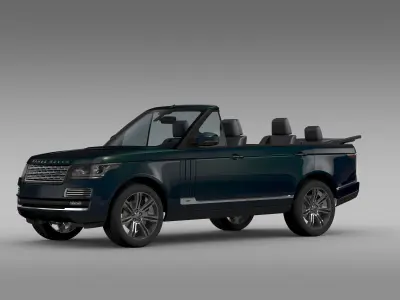 Range Rover Autobiography Black LWB Cabrio L405 2016 3D model