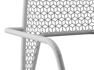 HotMesh Outdoor Chair by Bludot 3D model