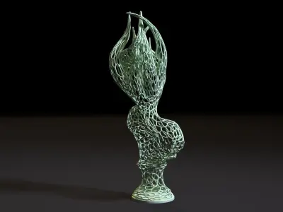 Tentacled Woman 3D print model