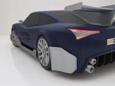 Sport car body  3D print model