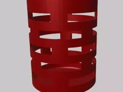 Pencil Holder Pencil Tower Vase Free 3D print model