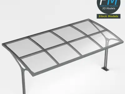 Outdoor shelter 1 3D model