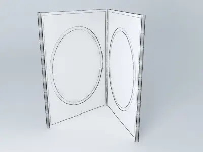 Ivory Valentine Edwardian Deskette Free 3D model