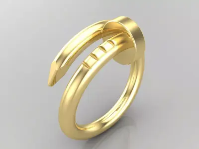 Ring M59 The luxury female ring wedding 3D print model
