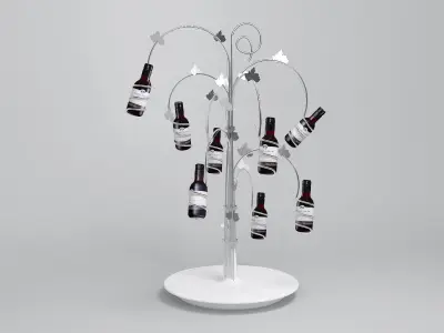 wine holder and bottel display 3D model