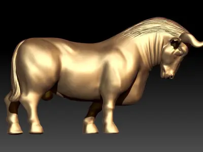 BULL MODEL 3D print model