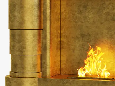 brabbu Brahma Fireplace 3D model