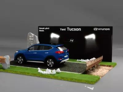 Car Display Stand  3D model