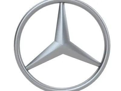 Mercedes Benz Logo 3D model