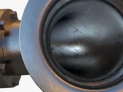 Steel Corner Pipe 3D model