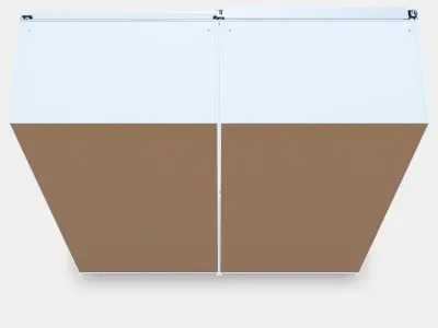 PAX - HASVIK Wardrobe Low-poly 3D model