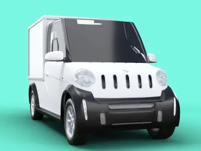 ARI-458 Box Electric Micro Truck 3D model