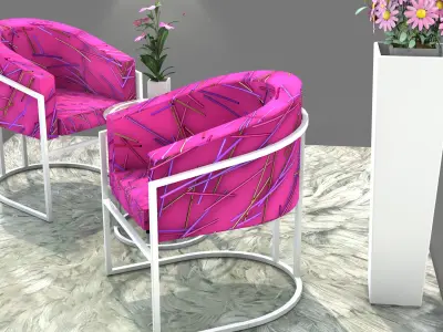 kit sofa alegro pink 3D model
