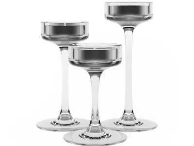 Glass Candlesticks 3D model