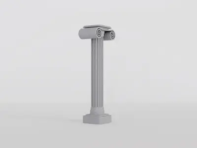 Greek Pillar 3D model