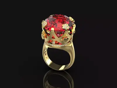 Pasqualo Bruno Sisso ring  3D print model