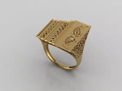 Women Plain Ring Ready STL Models Womens Ring 3d models 3D print model 39