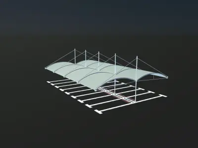 Parking Shelter 3D model