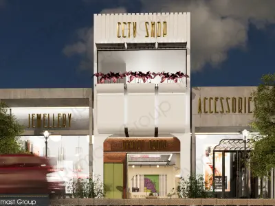 Shop Design Collection-Exterior and Interior 3D model