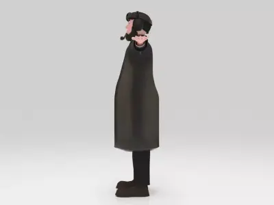 Character George Engineering  Classic Low-poly 3D model