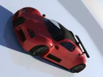 Bugatti Veyron 3d model Low-poly 3D model