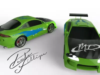 Eclipse Fast and Furious 3D model