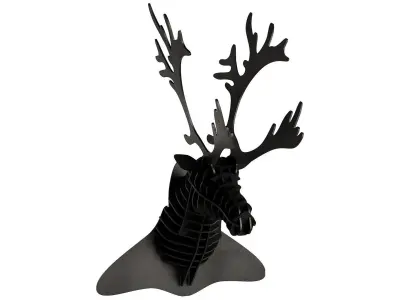 Wall Decor DEER HEAD by Devran Rahim 3D model