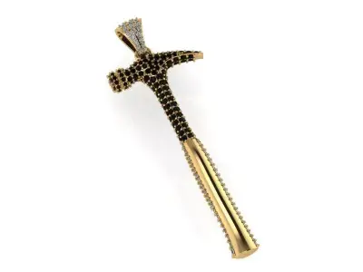 Hammer Pave Pendant 2025 3D print model