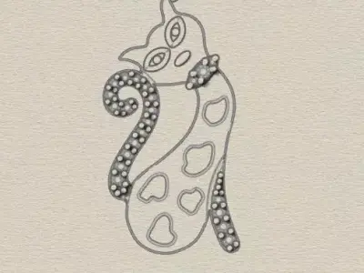 free cat jewelry pendant stl 3dm free Free 3D print model