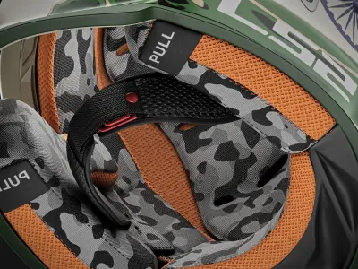 Motocross Helmet LS2 - Bharat India Version 3D model