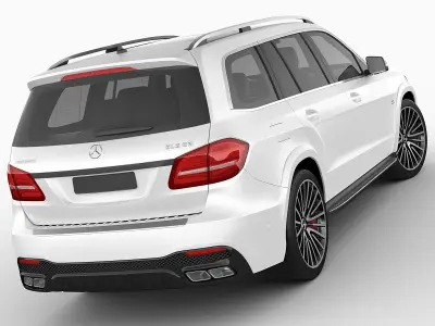Mercedes GLS63 AMG 3D model