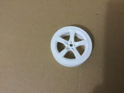 1-12 scale Camaro tyre and rims 3D print model
