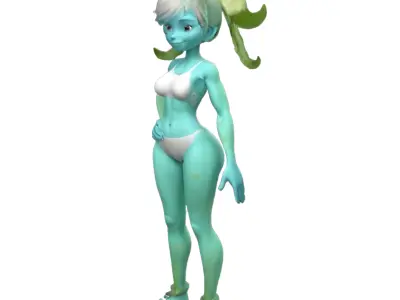 Mystical Beings Character Set 3D print model