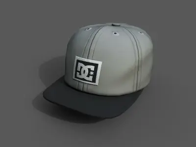 Cap human scifi Generic sport 3d model low poly  Low-poly 3D model