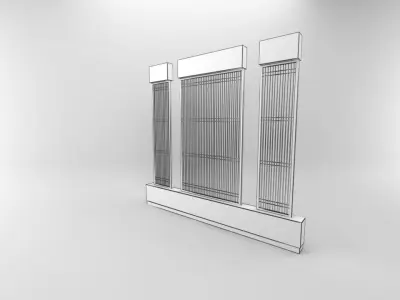 3D Decoration wall panels Room Divider Free Free low-poly 3D model